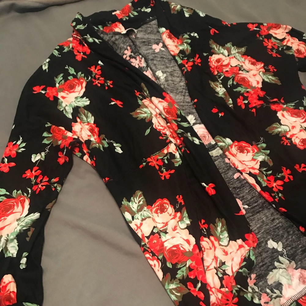 Floral cardigan